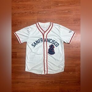 San Francisco Giants Willie Mays African American Night Sea Lions Jersey SZ M